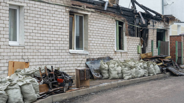 Professional Soot Cleanup technician working in Huntingdon Valley, PA